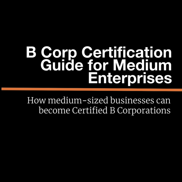 B Corp Certification Guide for Medium Enterprises How medium-sized businesses can become Certified B Corporations