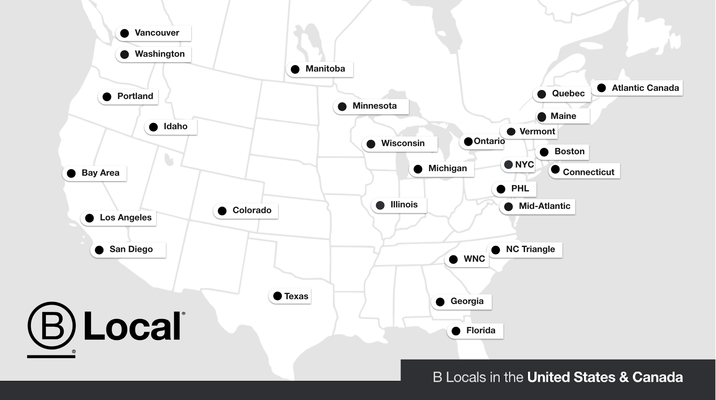 map of B Locals