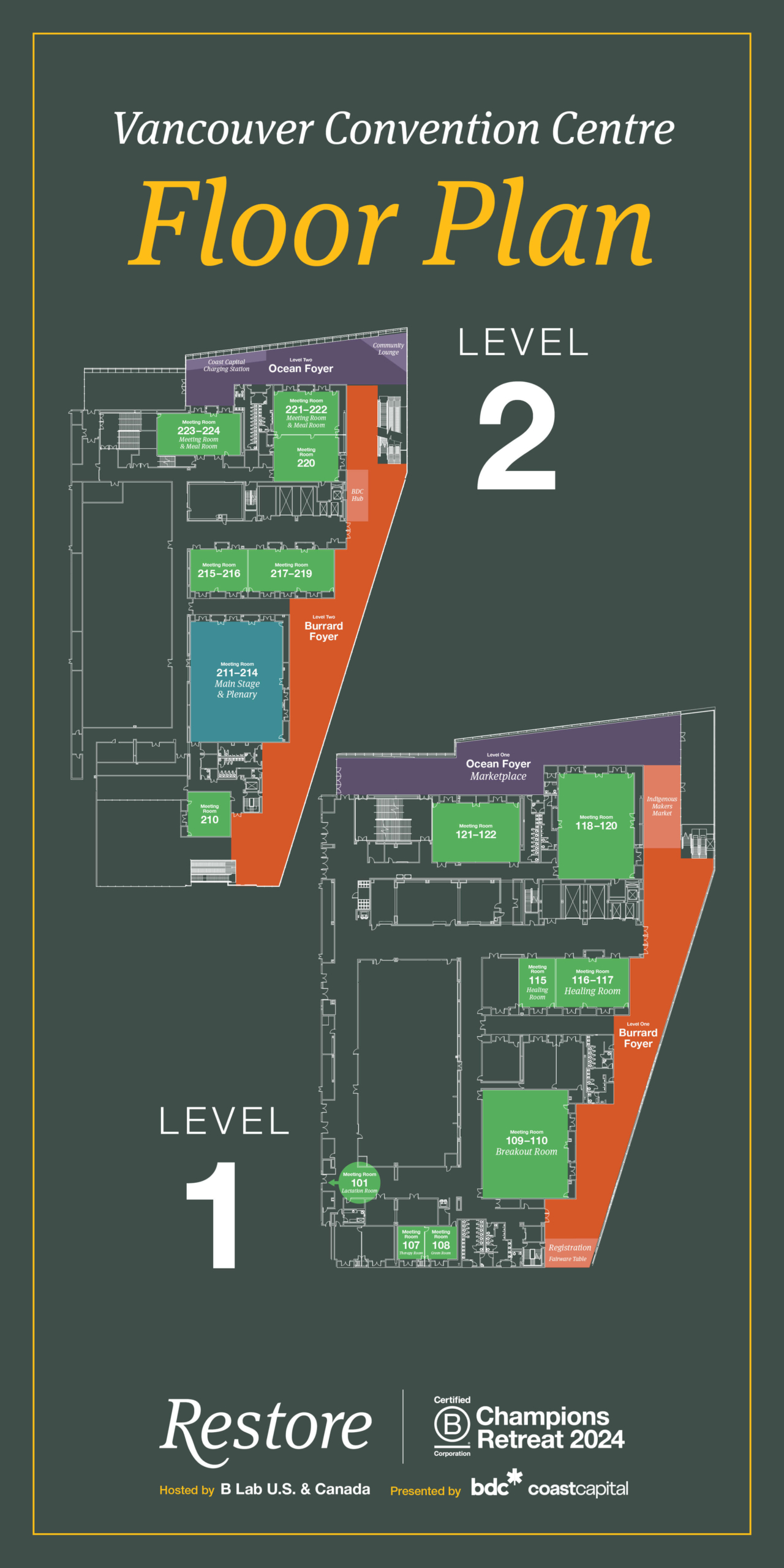 Vancouver Convention Centre Floor Plan