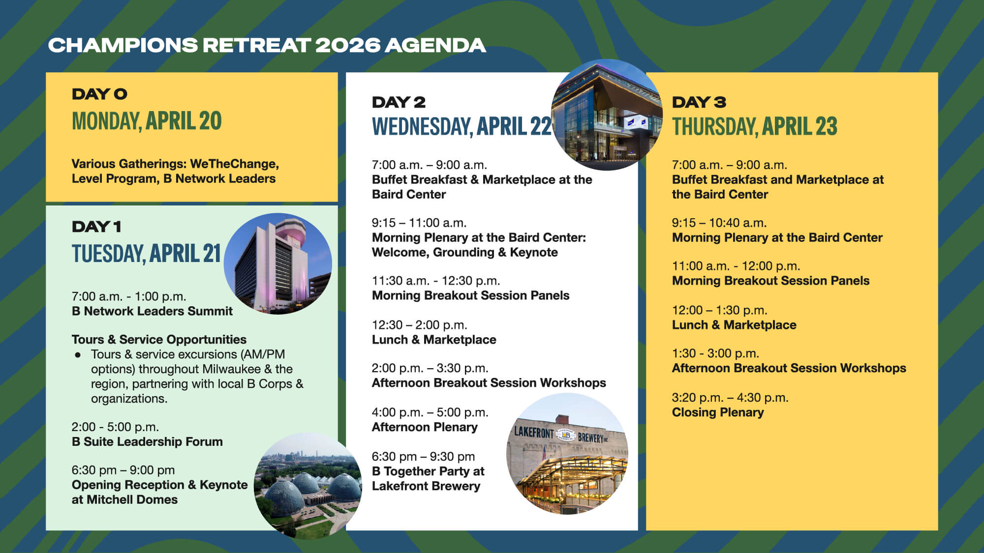 Champions Retreat 2026 Agenda